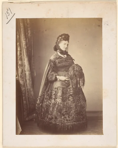 Le Caracul (L'Astrakhan) by Pierre-Louis Pierson, photograph, 1860-1869