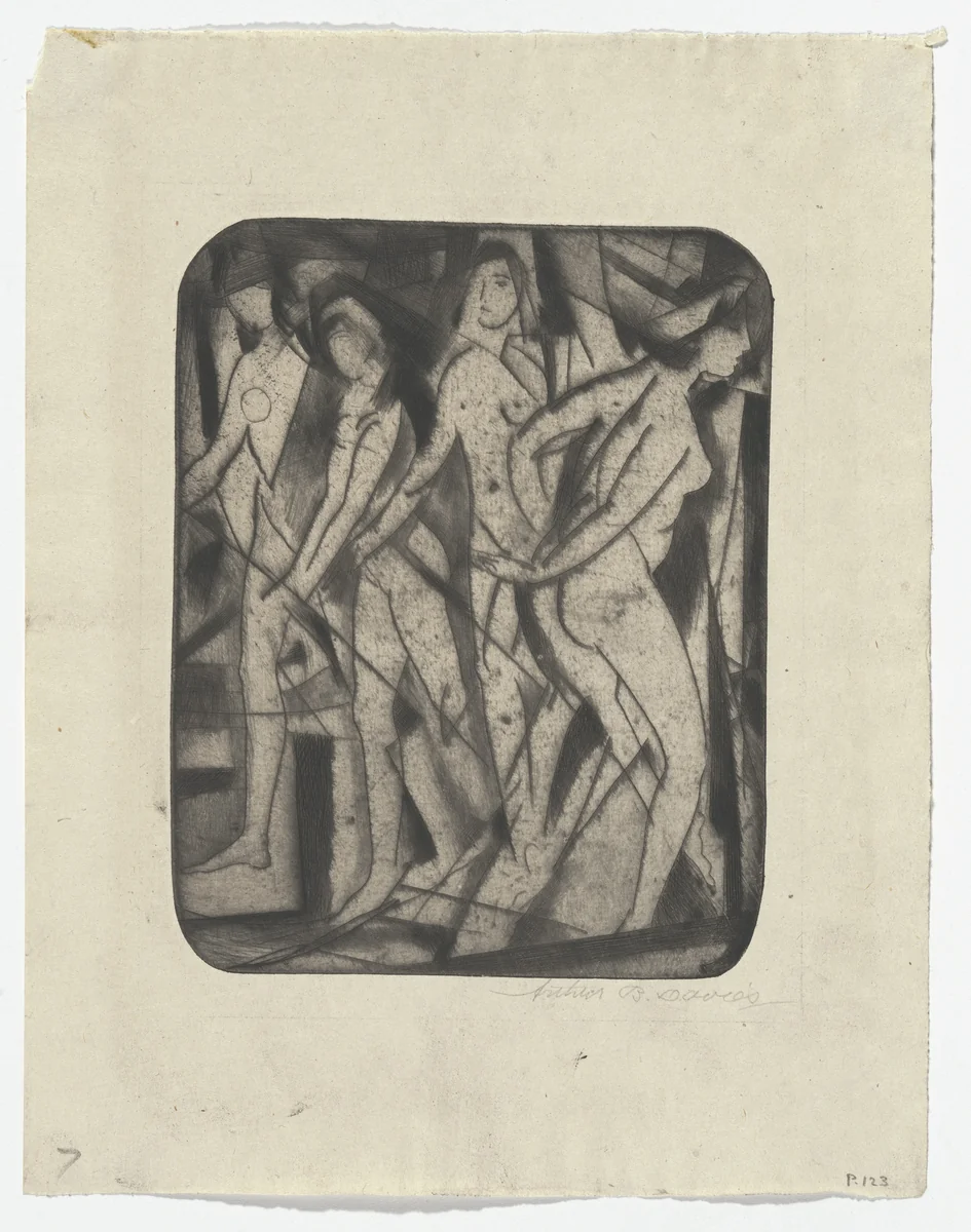 Andante by Arthur B. Davies, print, 1916