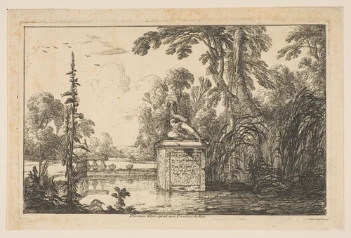 The Pond by Laurent de La Hyre, print, 1640