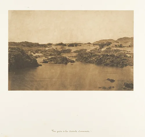 Vue prise à la Seconde Cataracte by Maxime Du Camp, photograph, 1850