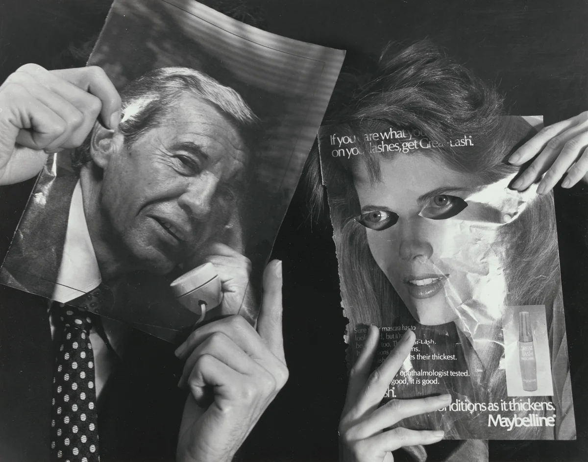 "You're so easily influenced." by Mike Mandel; Larry Sultan, photograph, 1980