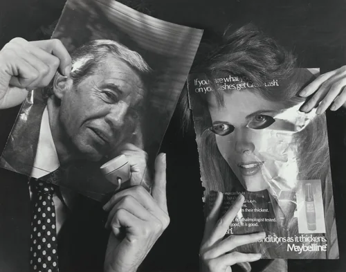 "You're so easily influenced." by Mike Mandel; Larry Sultan, photograph, 1980