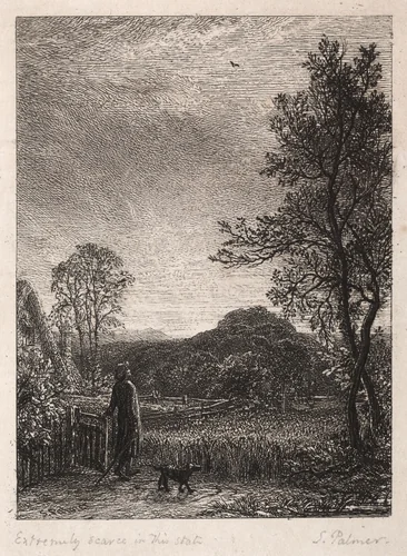 The Skylark by Samuel Palmer, print, 1850