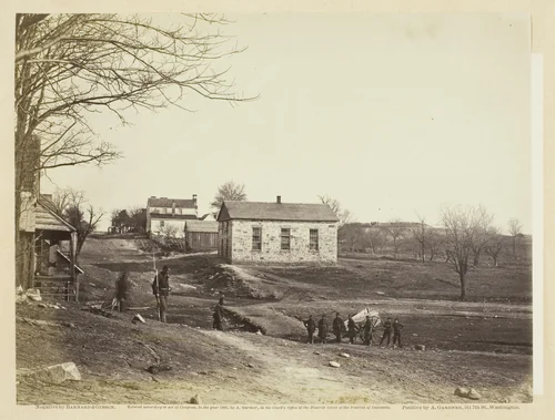 Stone Church, Centreville, Virginia by Barnard and Gibson, photograph, 1862