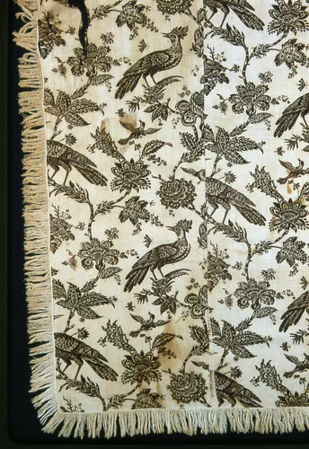 Panel (Furnishing Fabric) by Bromley Hall Print Works, textile, 1760-1770