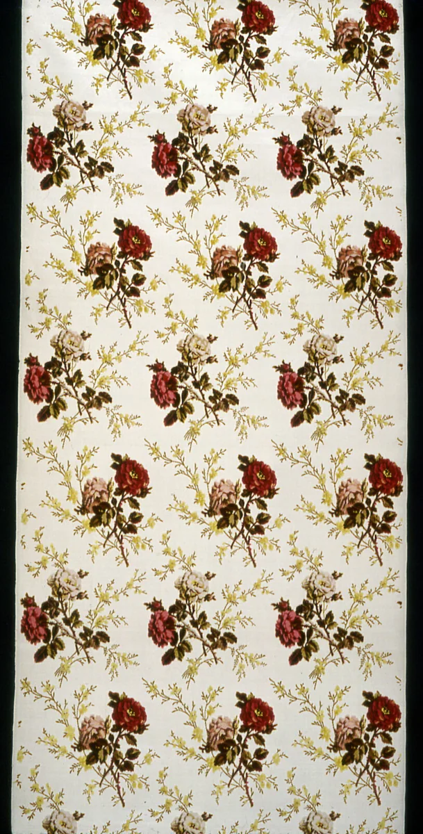 Panel by Mathevon et Bouvard, textile, 1860-1880