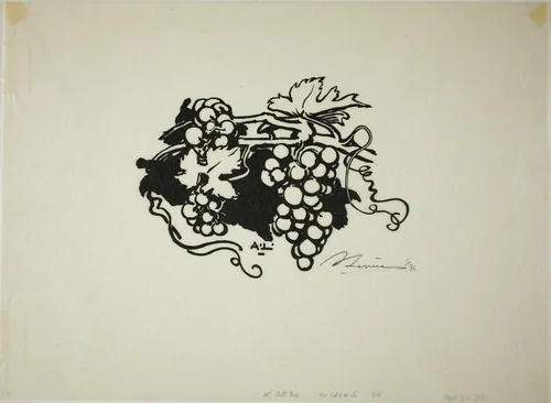 Tailpiece to La Forêt de Fontainebleu by Louis Auguste Lepère, print, 1908