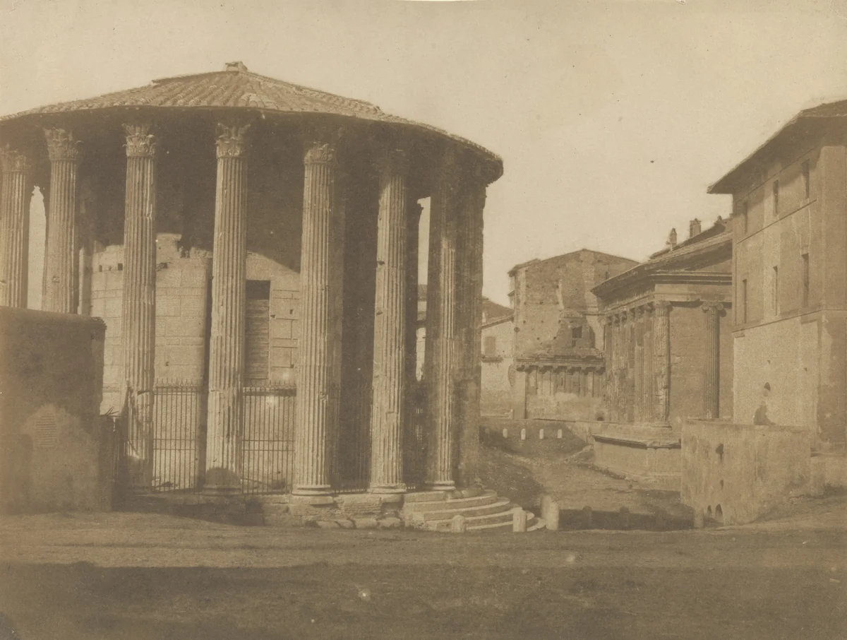 Tempio di Vesta, Rome by Unidentified Photographer, photograph, 1850