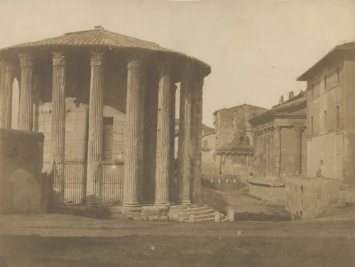 Tempio di Vesta, Rome by Unidentified Photographer, photograph, 1850