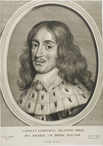 Charles Louis, Count Palatine, from Effigies Variae by Cornelis Visscher, print, 1650