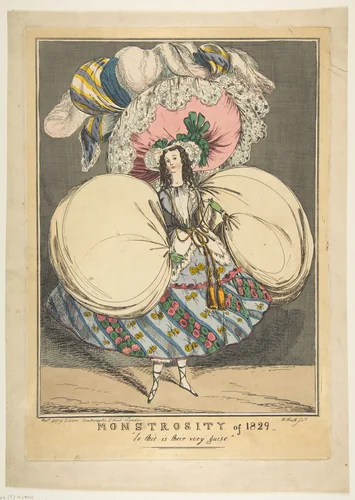 Monstrosity of 1829 by William Heath, print, 1829