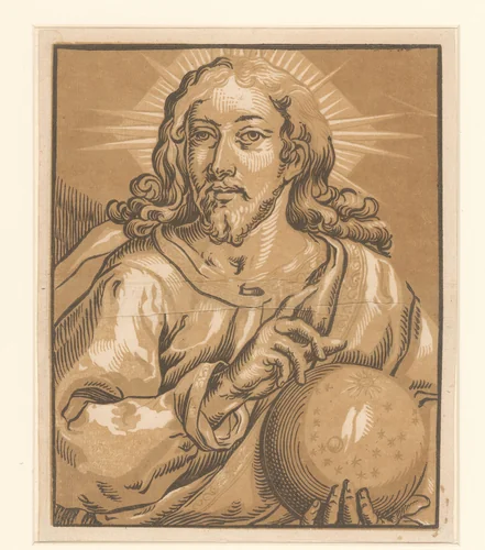 Christus by Ludwig Büsinck, print, 1600-1669