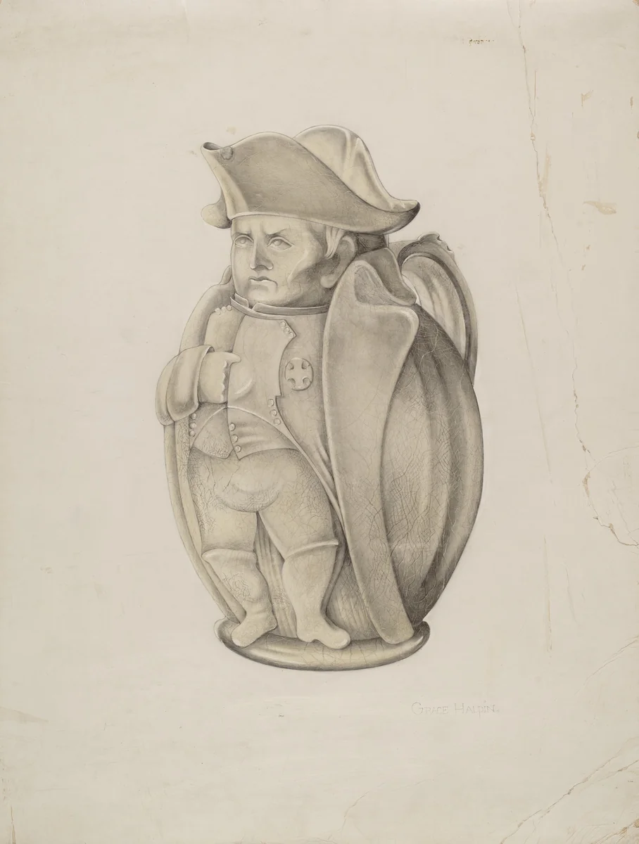 Napoleon Toby Jug by Grace Halpin, index of american design, 1939