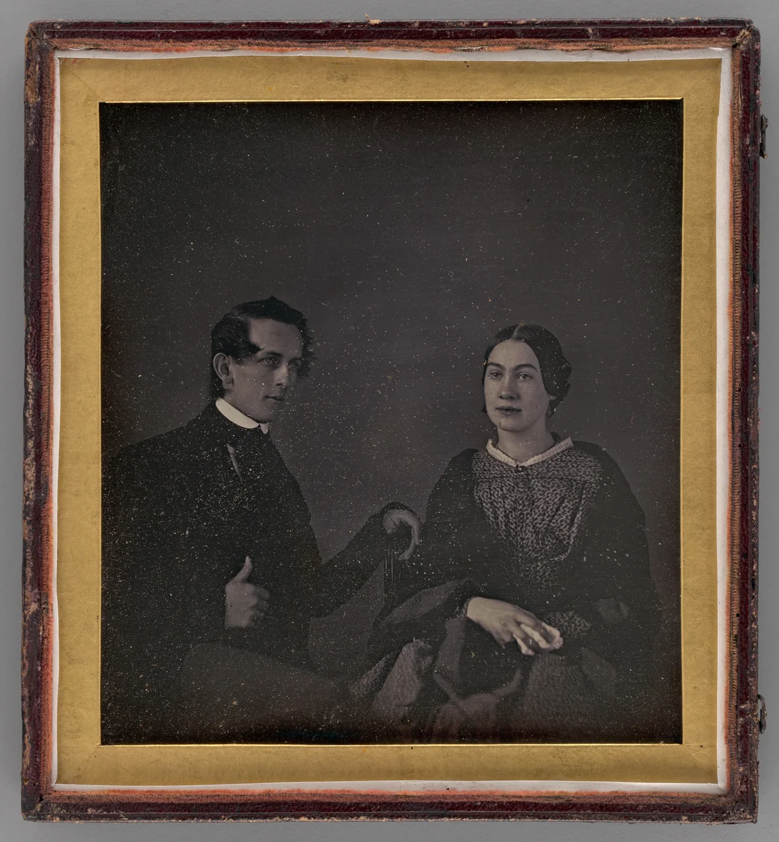 Untitled (Portrait of a Man and Woman) by Unknown maker, other, 1844