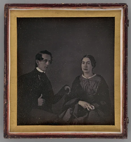 Untitled (Portrait of a Man and Woman) by Unknown maker, other, 1844