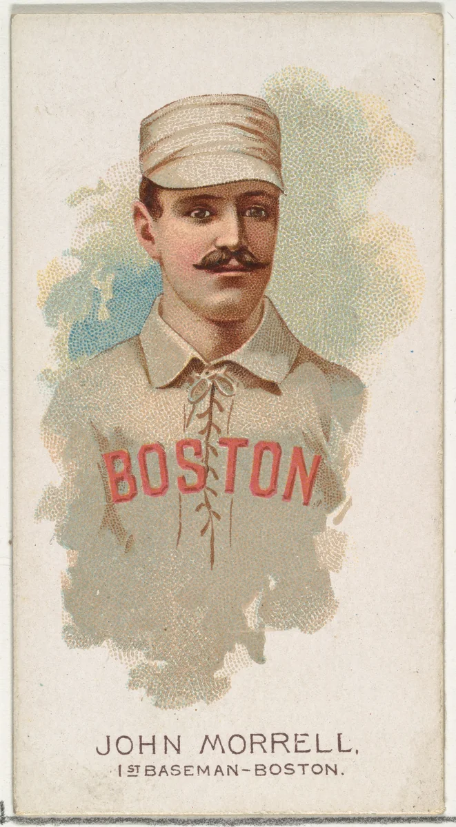 John Morrell, Baseball Player, 1st Baseman, Boston, from World's Champions, Series 2 (N29) for Allen & Ginter Cigarettes by Allen & Ginter, print, 1888