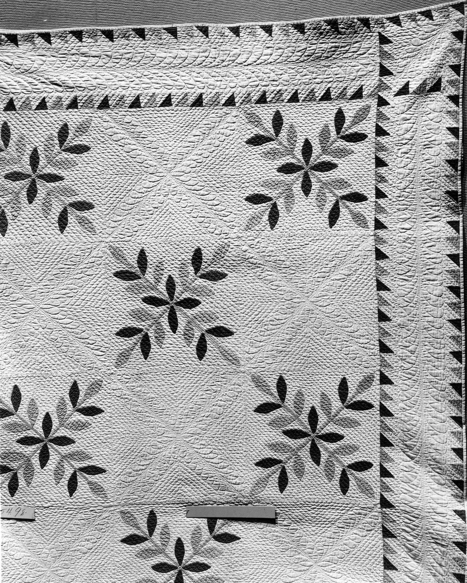 Bedcover by Rebexy Gray Hamilton, textile, 1840-1860