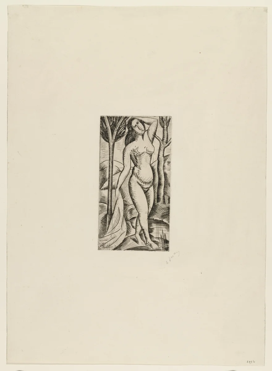 Nude by André Derain, print, 1910