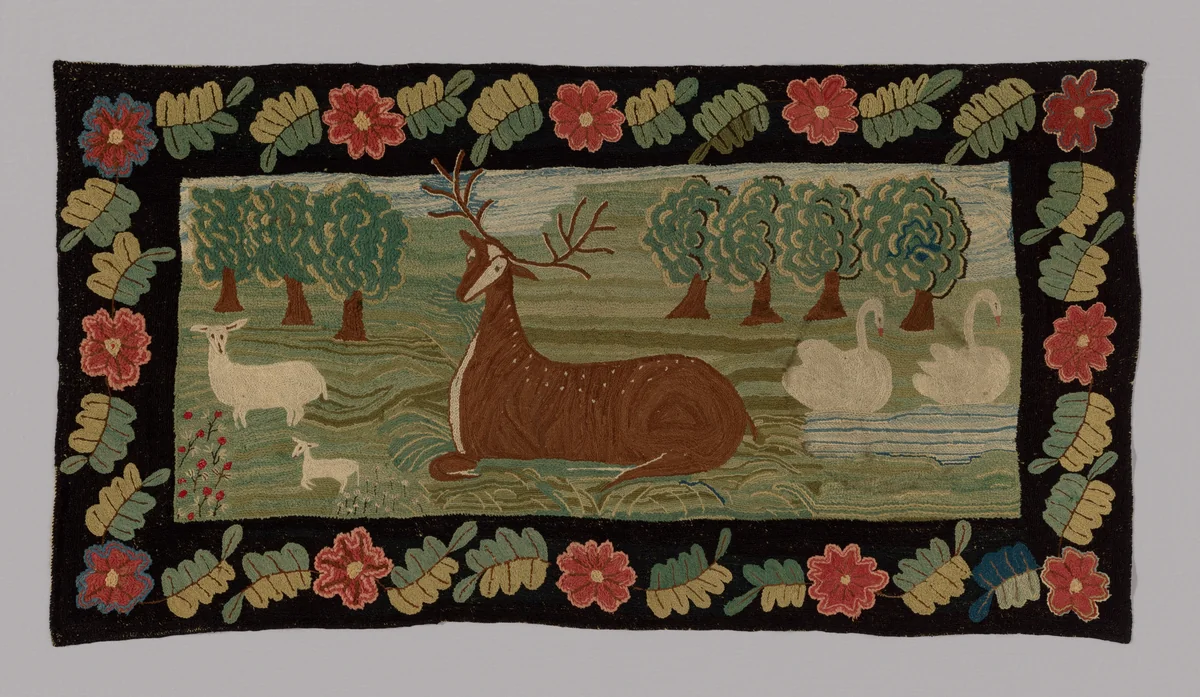 Rug by United States, textile, 1775-1825