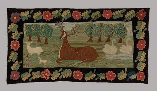 Rug by United States, textile, 1775-1825