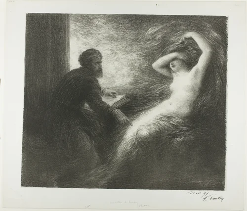 Evocation of Kundry by Henri Fantin-Latour, print, 1898