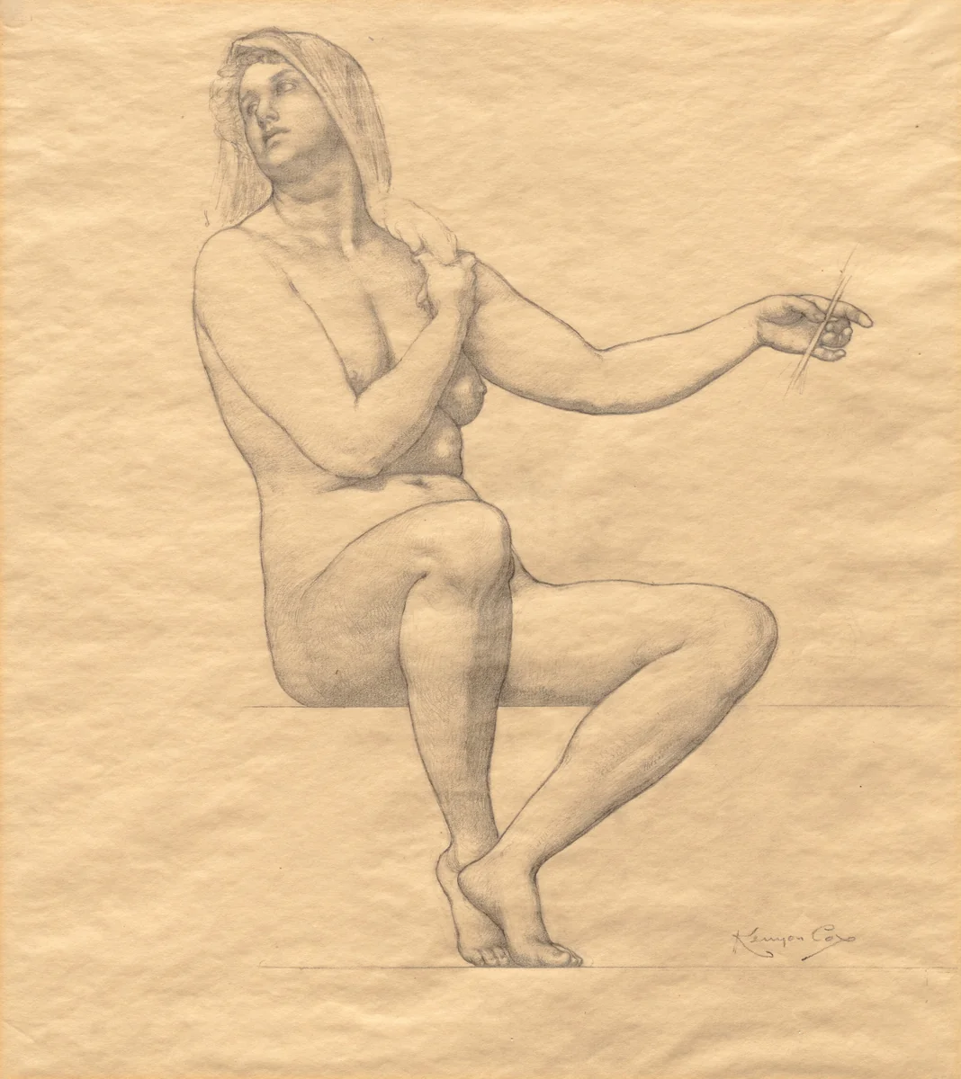 Sketch by Kenyon Cox, drawing, 1912