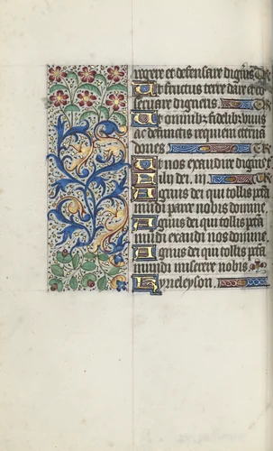 Book of Hours (Use of Rouen): fol. 95v by Master of the Geneva Latini, book, 1465-1475