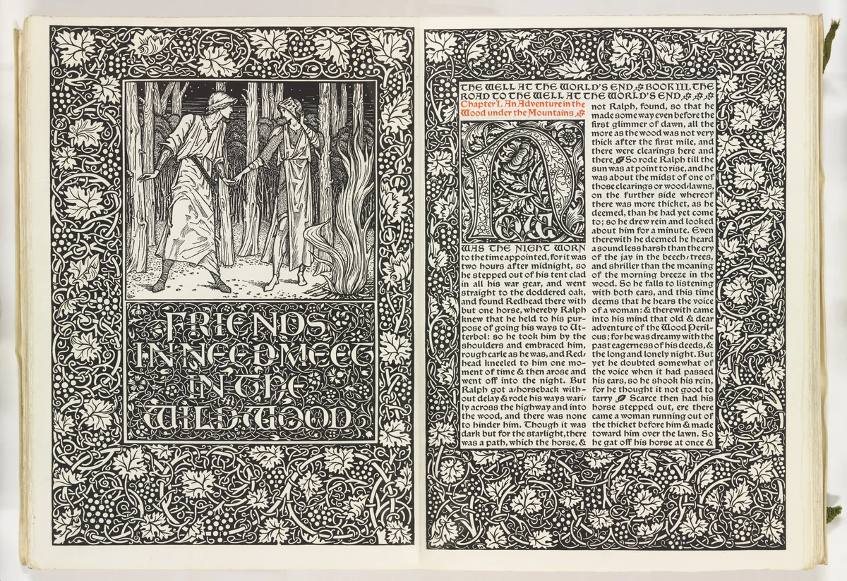 The Well at the World's End by William Morris, book, 1896