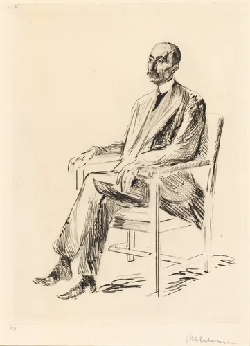 Burgermeister Dr. Burchard by Max Liebermann, print, 1911