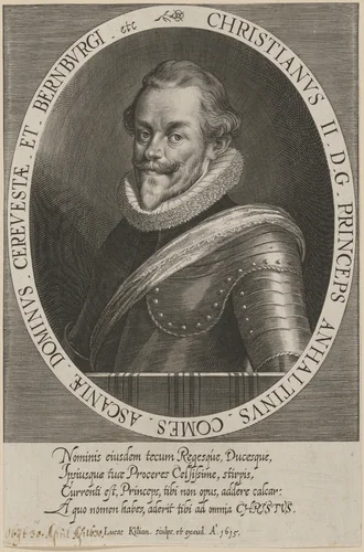 Christian II by Lucas Kilian, print, 1615