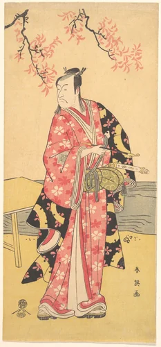 The Actor Ichikawa Monosuke II as Chivalrous Commoner by Katsukawa Shun'ei (勝川春英), print, 1780-1810