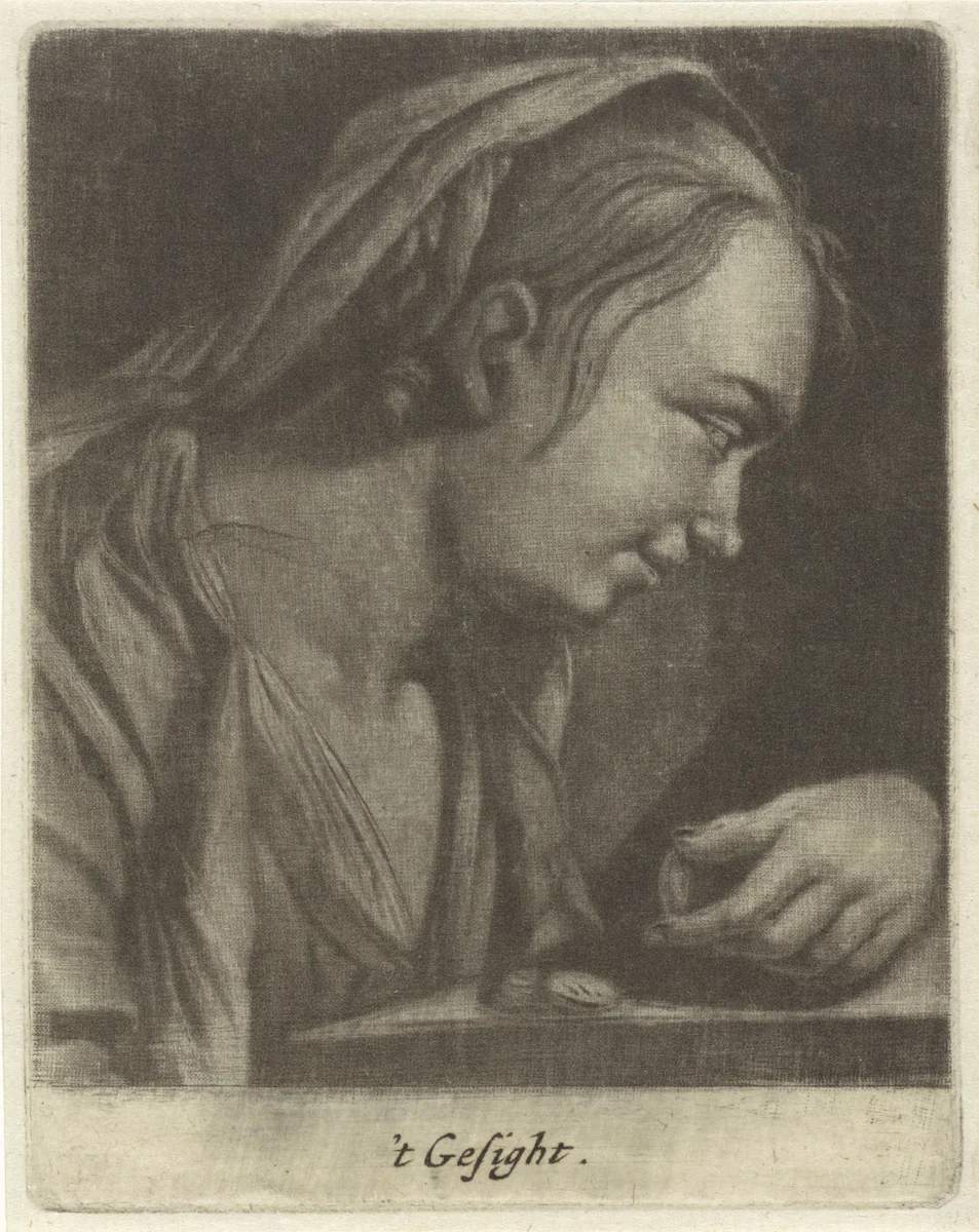 Het gezicht by Jacob Toorenvliet, print, 1651-1719