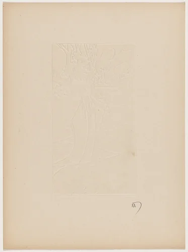 Léger relief pour une reliure (Light Relief for a Binding) by Maurice Dumont, print, 1895