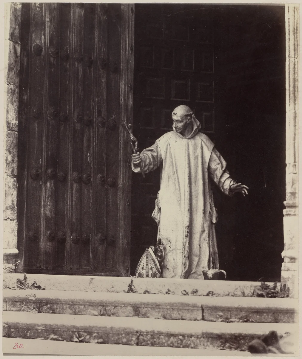 Principal Doorway of the Carthusian Monastery, Burgos by Charles Clifford, photograph, 1853