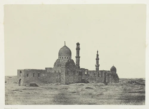 Mosquée et Tombeau des Ayoubites, Le Kaire, plate 6 from the album "Egypte, Nubie, Palestine et Syrie" (1852) by Maxime Du Camp, photograph, 1849-1851