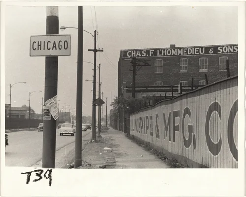 Street scene--Chicago by Robert Frank, photograph, 1956