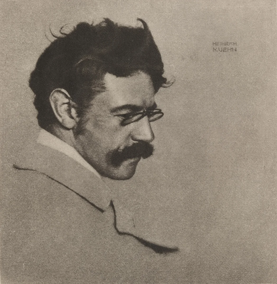 Portrait by Heinrich Kühn, photograph, 1902