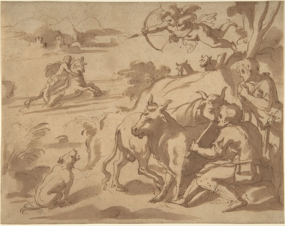 Europa by anonymous, drawing, 1500-1600