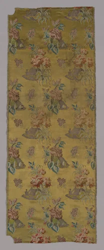 Panel (Dress Fabric) by France, probably Lyon, textile, 1701-1725
