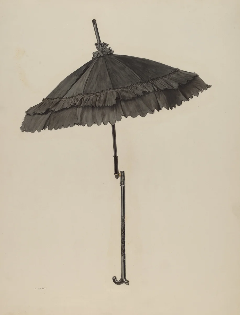 Sunshade by Lee Hager, index of american design, 1935-1942