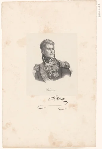Portret van Jean Lannes by anonymous, print, 1818-1842