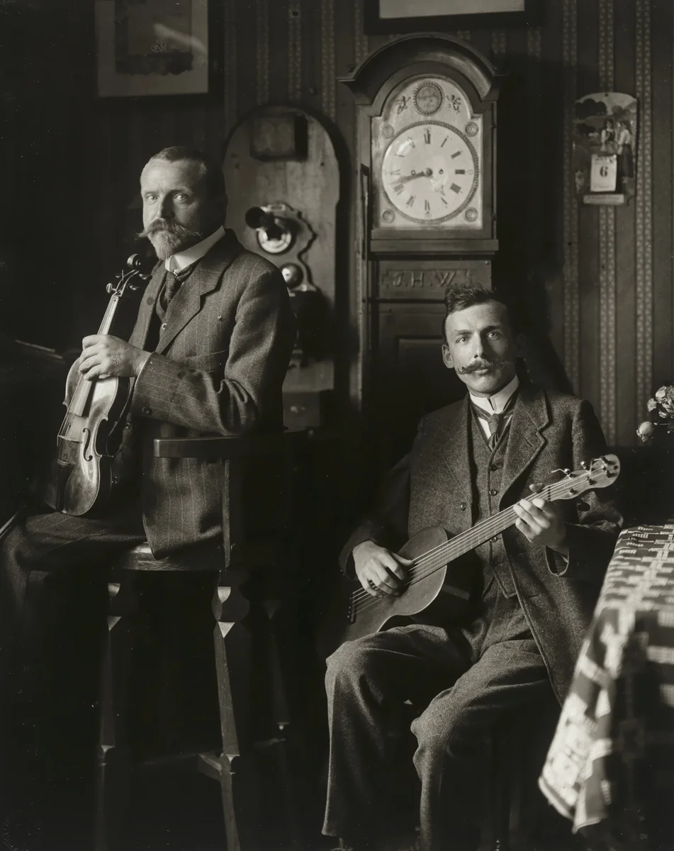Small-Town Dwellers by August Sander, photograph, 1911