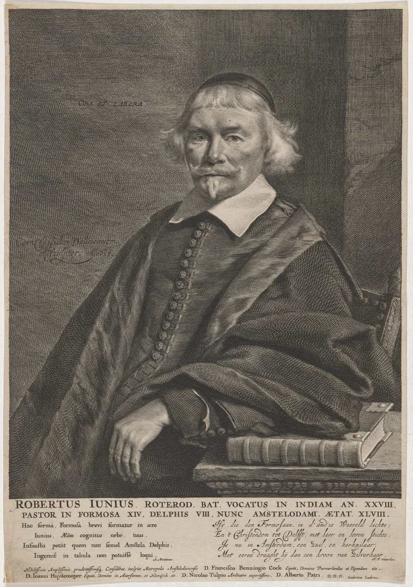 Robert Junius by Cornelis Visscher, print, 1654