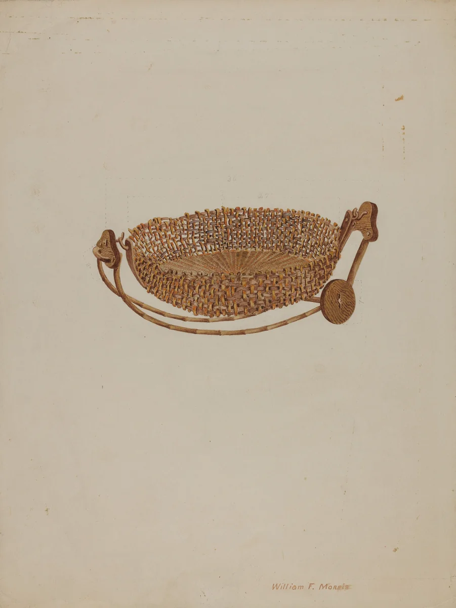 Doll's Cradle by William F. Morris, index of american design, 1940