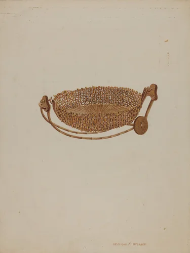 Doll's Cradle by William F. Morris, index of american design, 1940