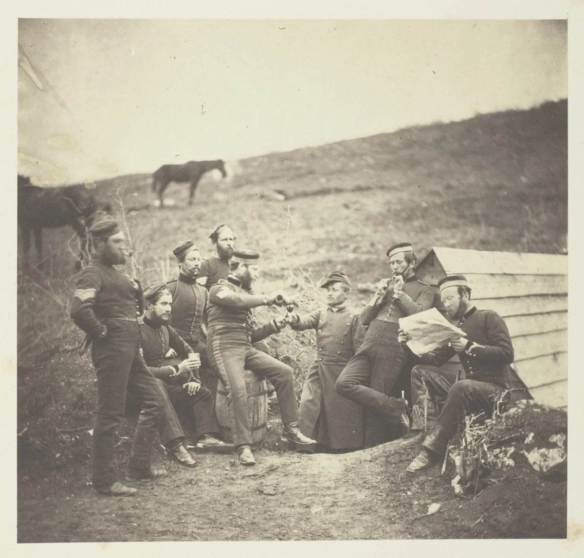 L'Entente Cordiale by Roger Fenton, photograph, 1855
