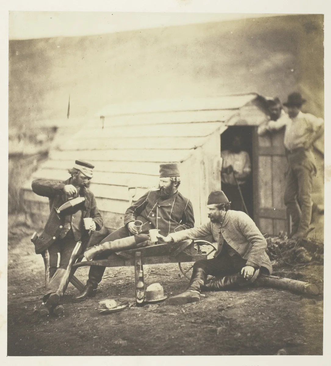 Hardships in the Camp by Roger Fenton, photograph, 1855