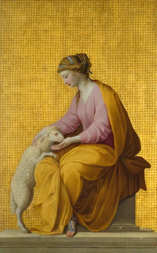 Meekness by Eustache Le Sueur, painting, 1650