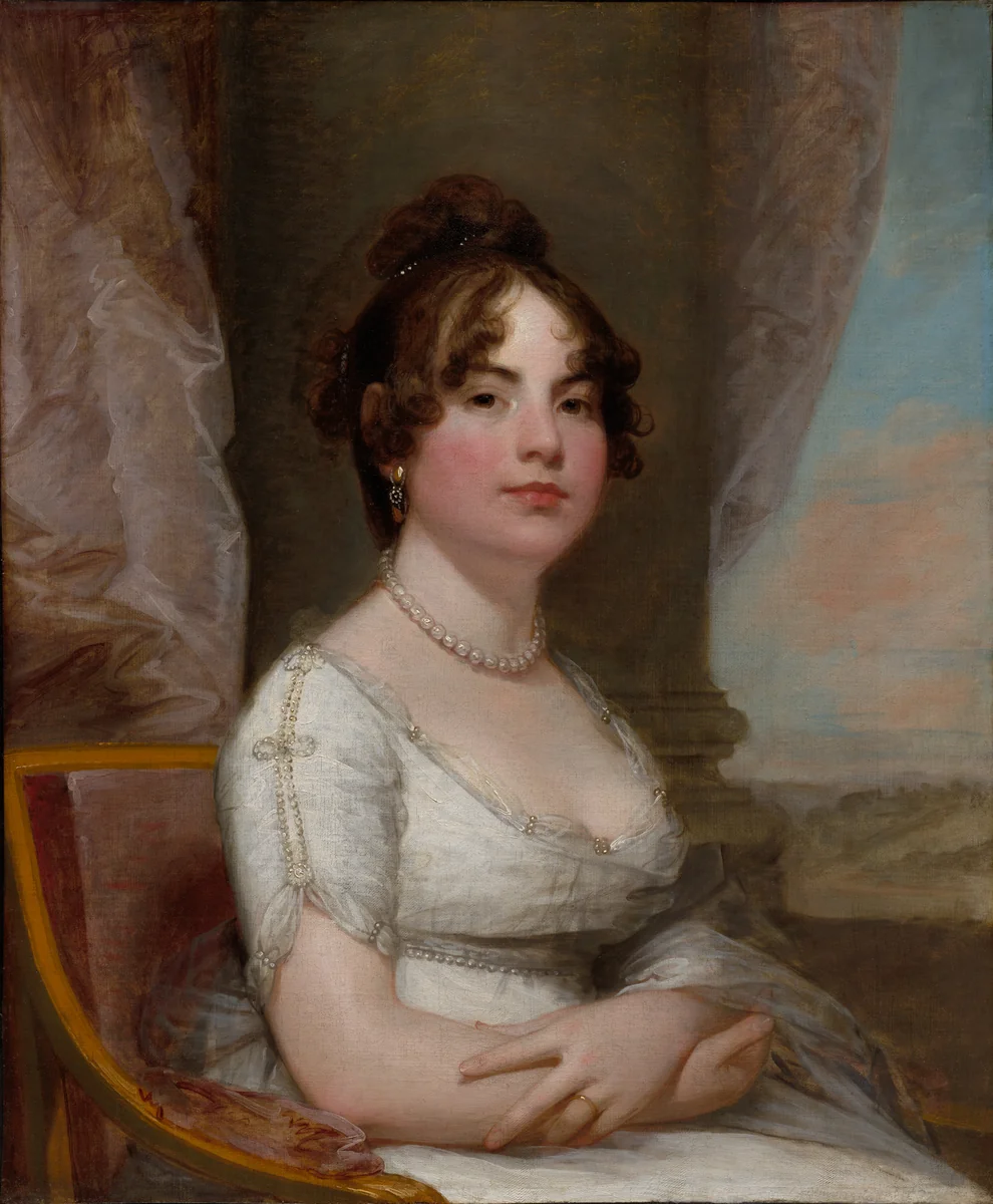 Elizabeth Beltzhoover Mason by Gilbert Stuart, painting, 1798-1810