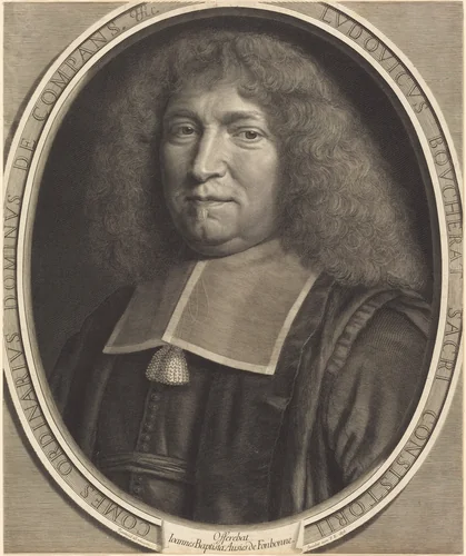 Chancellor Bouchert by Robert Nanteuil, print, 1676